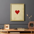 thumbnail image 6 of Heart Framed Print in Gold Solid Wood Framed Print No Nail Hanging, 6 of 6