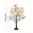 thumbnail image 4 of LED Butterfly Tree Lamp, 23.62 in Multicolor Plastic Branch Light with USB Power for Bedrooms, Desks and Tabletop Decor, Black Trunk, 4 of 7