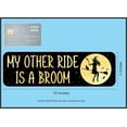 thumbnail image 6 of StickerTalk My Other Ride is a Broom Halloween Sticker, 10 inches x 3 inches, 6 of 6