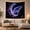 Crystal Whale, variant on Large Cosmic Butterfly in Deep Blue & Purple Nebula Space, Mystical Fantasy Art for Space Lovers, Celestial Home Decor, Birthday Gift Tapestry Wall Hanging for Bedroom and Living Room