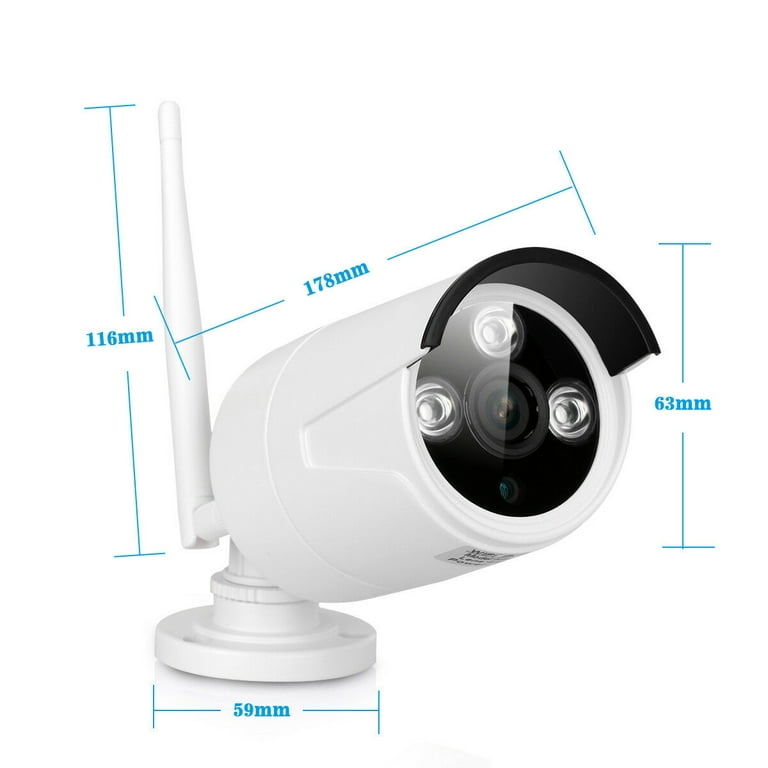4CH Wifi Wireless Home Security Camera System NVR 960P CCTV IR