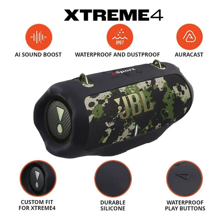 JBL Xtreme 4 Bluetooth Speaker with gSport Silicone Sleeve