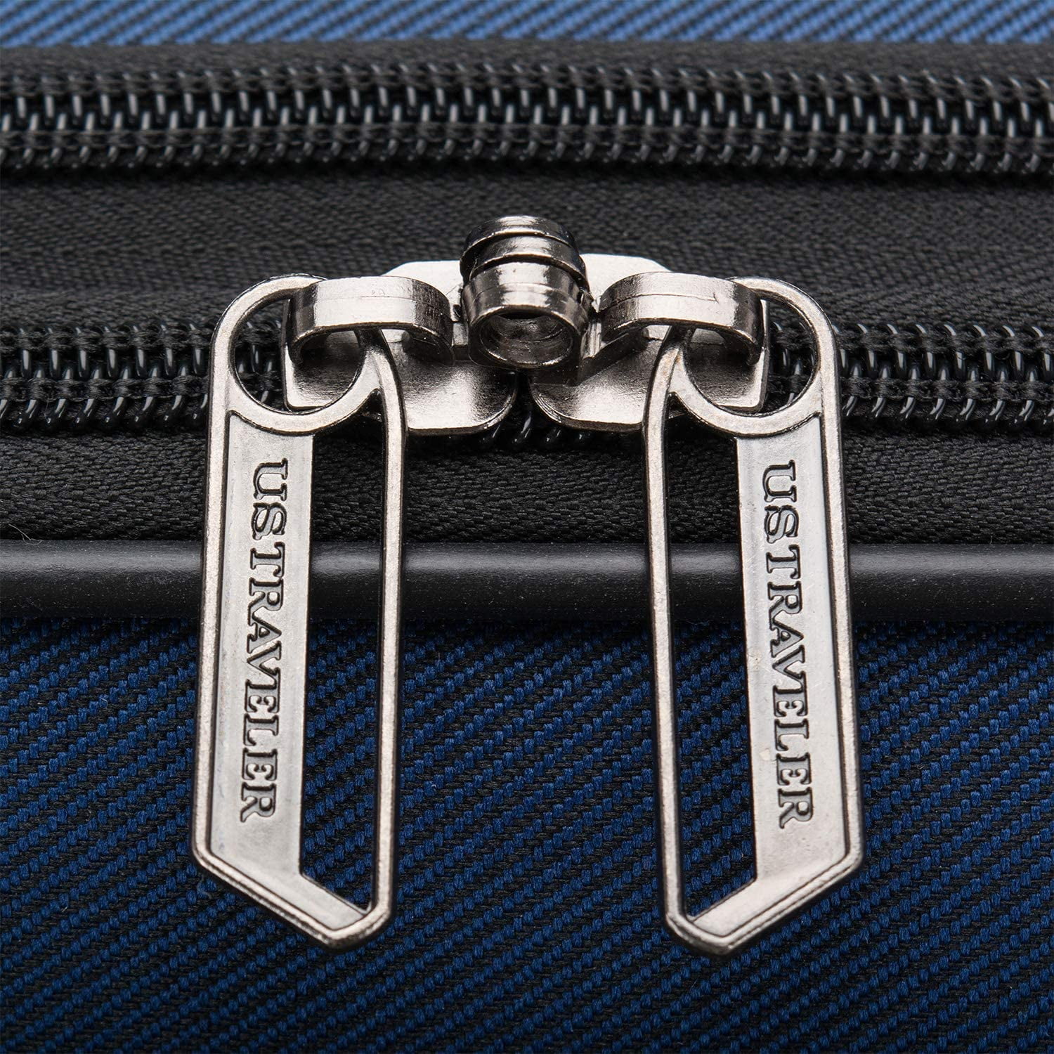 U.S. Traveler Aviron Bay Expandable Softside Luggage with Spinner Wheels, Navy, 31" Checked Large