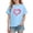 Blue1, variant on Plebaso Boys Girls Valentine's Day T-Shirts Graphic Cute Tee Casual Short Sleeve Crewneck Summer Tops