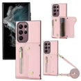 thumbnail image 1 of for Samsung Galaxy S24 Case with Crossbody Lanyard, Shockproof Wallet for S24 for Women Ladys Grils, 1 of 5