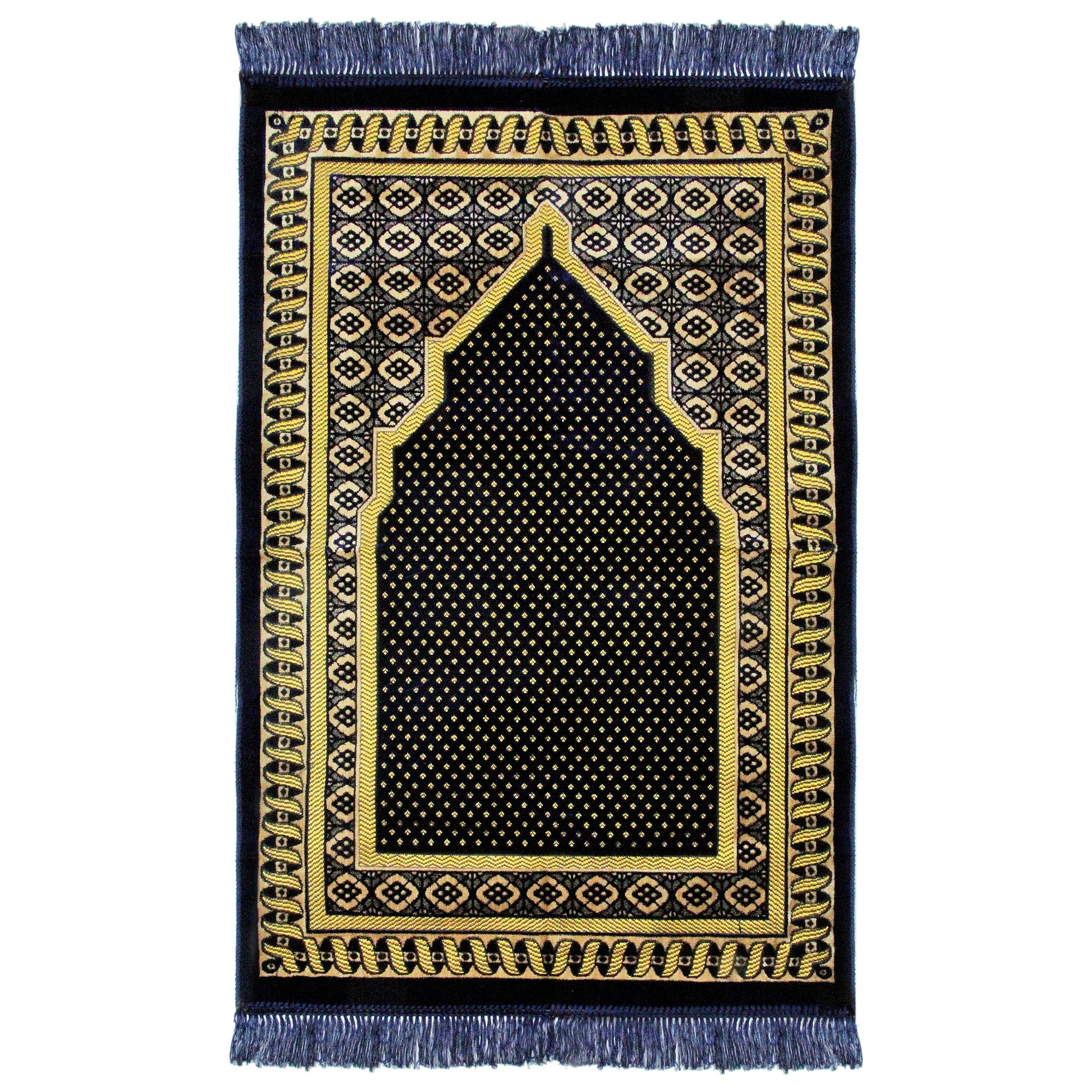 Emerald Green and Gold Helix Border and Archway Lightweight Simple