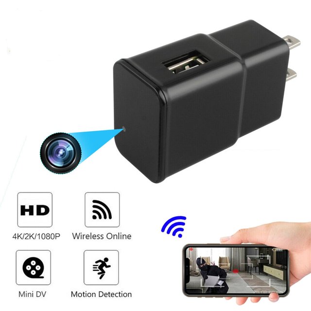 Spy Camera Charger,USB Charger Camera,Hidden Nanny Cam