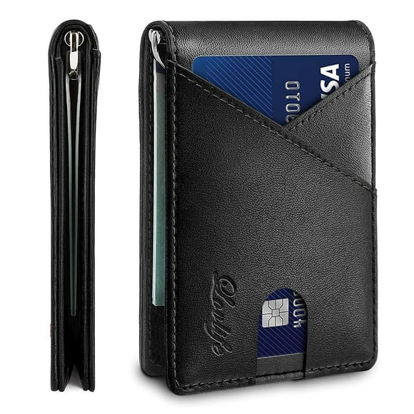 Mens Wallet Money Clip Inside