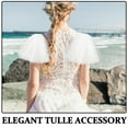 thumbnail image 3 of unbranded 1Par De Tul Desmontables Para De Novia Con Chal Para Especial, 3 of 8