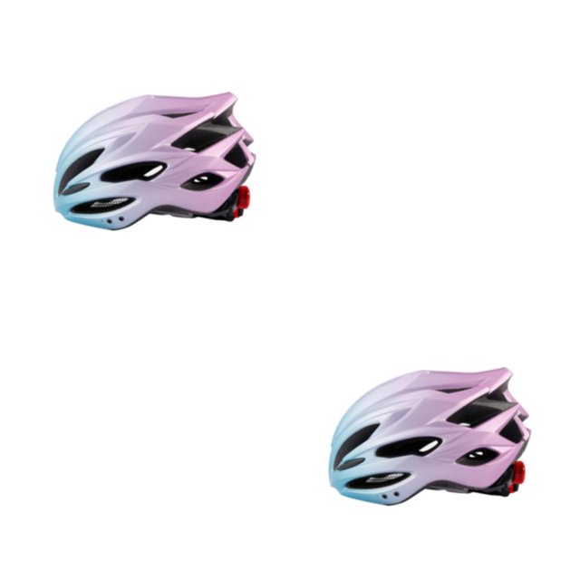 Destyer 1/2/3/5 Head Protected Impact-Resistant Road Fit For All Shape Bicycles Blue+Purple+Light M 2PCS