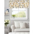 thumbnail image 4 of Pastoral Wild Flower Botanical Valances for Windows,Kitchen Valance Rod Pocket Short Curtain, Summer Watercolor Floral Valance Curtain Window Valances for Bedroom Bathroom Living Room 42x18in, 4 of 9