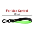 thumbnail image 5 of Plutus Pet Short Dog Leash, Reflective Nylon Padded Handle, Strong Traffic Pet Leash with Carabiner Clip, for Medium Large Dogs (10", Black), 5 of 6