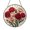 Acrylic 3.5 Inch, variant on Carnation Floral Stained Glass Style Suncatcher, Decorative Flower Window Hanging Art Panel Ornament for Spring Home Decor
