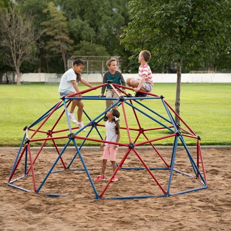 Lifetime Kid s Outdoor 5 ft. H x 10 ft. W Dome Climber Red and Blue 101301 Walmart
