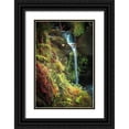 thumbnail image 1 of Murdock, Ramona 13x18 Black Ornate Wood Framed with Double Matting Museum Art Print Titled - Black Forest Lower Falls, 1 of 4