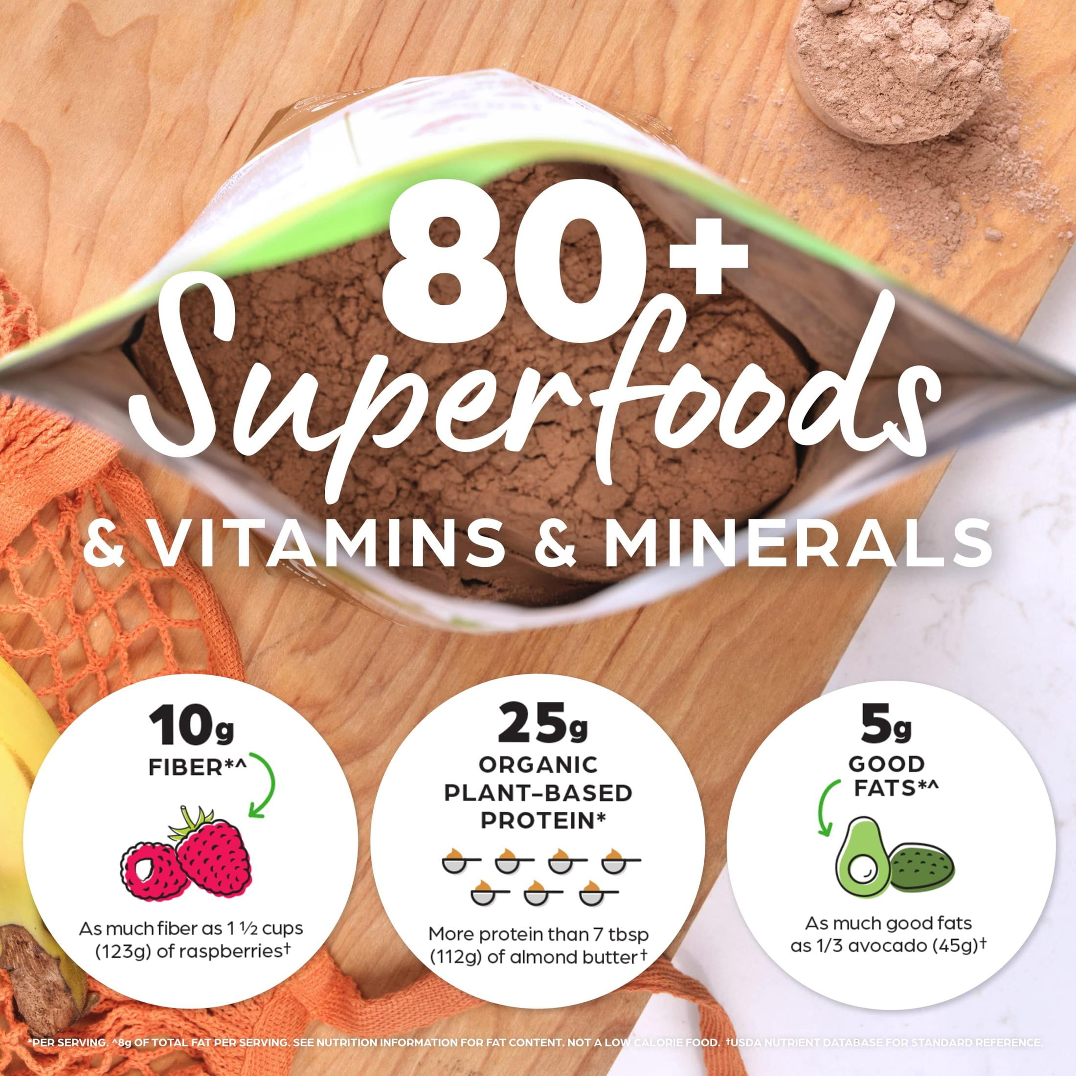 Orgain ® Organic Plant Based Perfect Meal Protein Powder Choclate