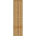 thumbnail image 2 of 21 1/2"W X 82"H Timbercraft Four 5 3/8" Boards Framed Board-N-Batten Shutters, Rough Sawn Western Red Cedar (Per Pair), 2 of 13