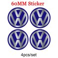 thumbnail image 1 of 56/60/63/65/68MM Auto Hub Caps Car Wheel Center Cover Hubcap Sticker Decoration Accessories for VW GTI R Badge Emblem 60MM VW-BL Sticker, 1 of 6