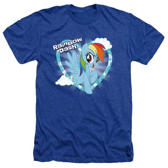 My Little Pony Tv - Rainbow Dash - Heather Short Sleeve Shirt - Medium