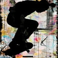 thumbnail image 2 of LightBoxJournal 15x15 Black Ornate Wood Framed with Double Matting Museum Art Print Titled - Extreme Skate Boarder 5, 2 of 4