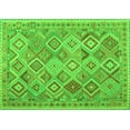thumbnail image 1 of Ahgly Company Indoor Rectangle Abstract Green Contemporary Area Rugs, 8' x 12', 1 of 1