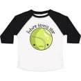 thumbnail image 3 of Inktastic Future Tennis Star Cute Tennis Ball Boys or Girls Toddler T-Shirt, 3 of 5