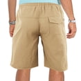 thumbnail image 4 of Sentmoon Cargo Shorts for Men Elastic Waist Straight 2025 Summer Golf Shorts Drawstring Solid Color Breathable Swim Trunks with Pockets Athleisure for Running Workout Beige XL, 4 of 7