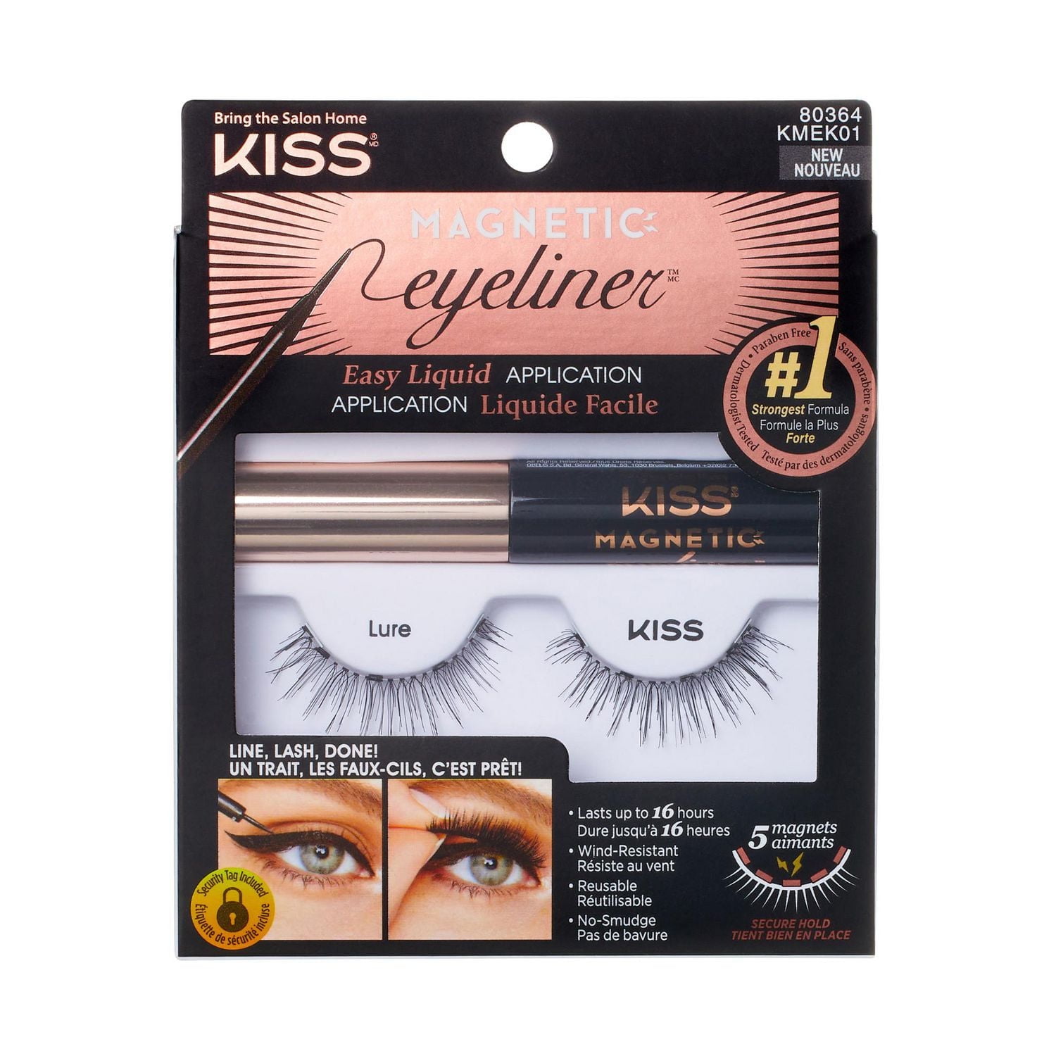 KISS Magnetic Eyeliner - Lure - Kit