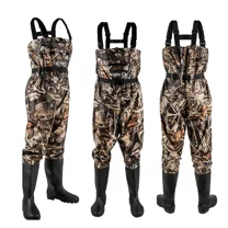Fishing Waiters Wader for Men with Boots Waterproof Overall Chest Waders Hunting Camo