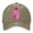 Khaki, variant on AJGRHE Women Cancer Awareness Month Printed Washed Baseball Cap Outdoor Sports Hat Khaki One Size