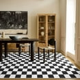 thumbnail image 3 of Dwelke Plaid Area Rug Checkered Rug Washable Rugs For Living Room Carpet Black,6x9ft, 3 of 6