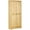 Brown, variant on 72 inch Freestanding 4-Door Kitchen Pantry with Adjustable Shelves, White MDF Storage Cabinet for Dining Room