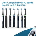 thumbnail image 3 of Brush Heads Toothbrush Replacement Heads Fitfor Oral-B iO Black 4PC, 3 of 10