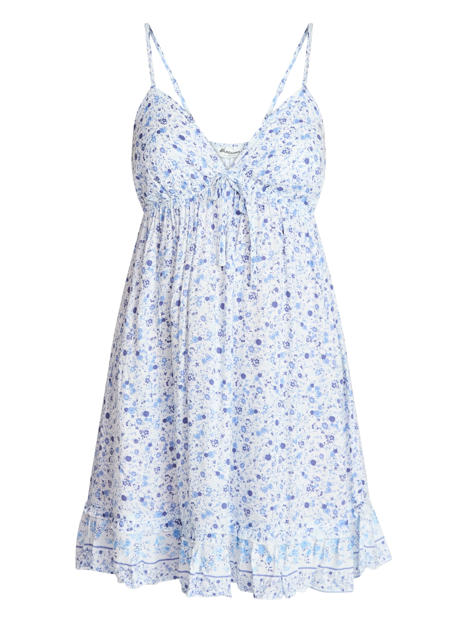 No Boundaries Tiered Babydoll Mini Dress, Women's XXS-XXL