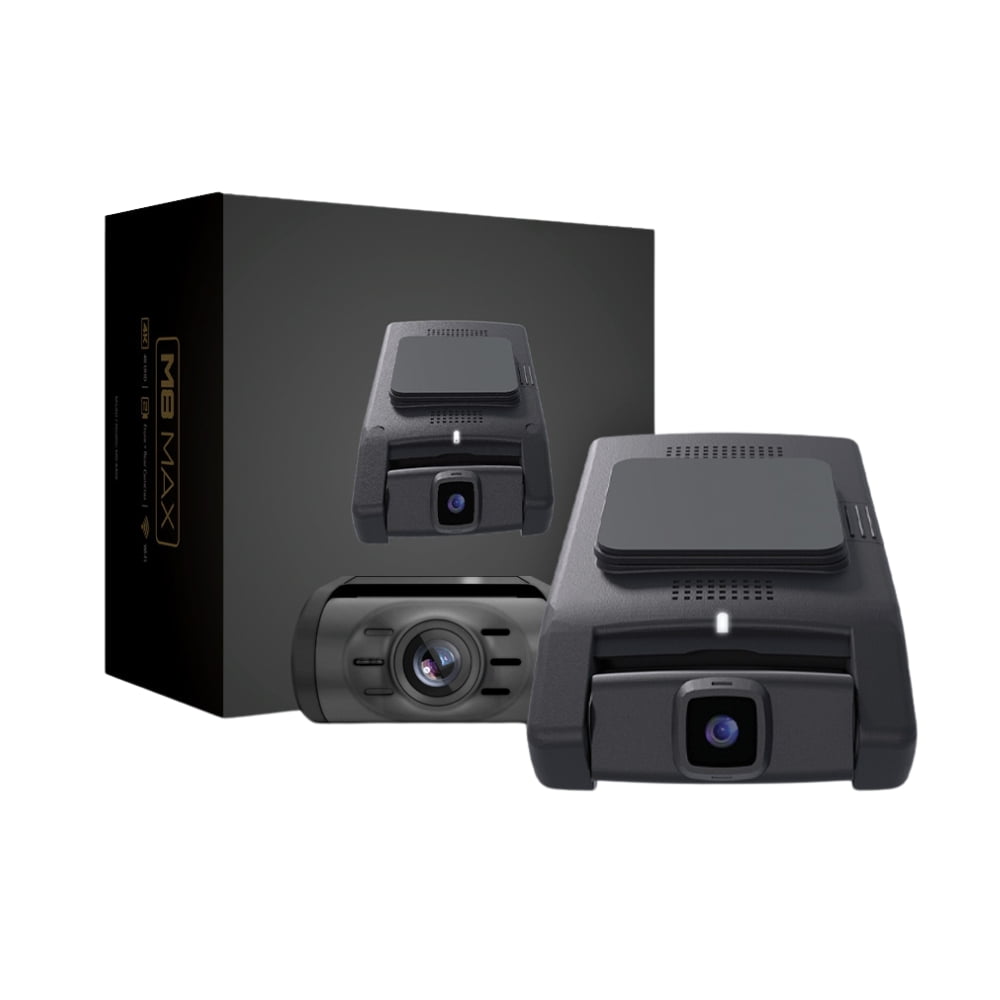 Momento M8 Pro MD-8400 3-Channel 4K UHD Front & Rear Dash Camera w/ Built-in GPS