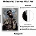 thumbnail image 2 of HFDF Kg Wall Art - Black Artwork Queen Crown Decor - African American Abstract Art -less 16x20inch Framed, 2 of 5