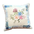 thumbnail image 2 of Fundas de almohada bordadas Zulema Patrón floral artesanal, 2 of 8