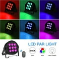 thumbnail image 5 of Stage Lights 9x18W Uplights 4in1 RGBWA UV LED Par Lights Sound Activated DMX512 Control 4 Pack, 5 of 5