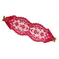 thumbnail image 1 of simhoa 13x45 Inch Lace Table Runner Tablecloth Christmas Party Table Decor Red, 1 of 5