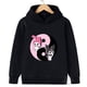 thumbnail image 3 of Sudadera con capucha Kawaii Kuromi para niñas, sudaderas de manga larga para niños, primavera y otoño, sudaderas con capucha informales con dibujos animados de Sanrio para niños, 3 of 5