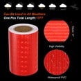 thumbnail image 3 of Unique Bargains Reflective Tape, 4' x 17 Ft Waterproof High Visibility Warning Safety Tape, Red, 3 of 6