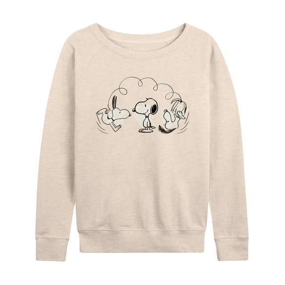 Peanuts - Snoopy Group - Women's Lightweight French Terry Long Sleeve Shirt