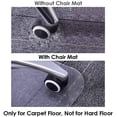 thumbnail image 6 of Office Chair Mat for Hardwood Floor - 36"x48" Clear PVC Desk Chair Mat - Heavy Duty Floor Protector for Home or Office - Easy Clean and Flat Without Curling, 6 of 7