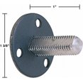 Renovators Supply Manufacturing Dummy Door Knob Spindle 1 in. Dummy