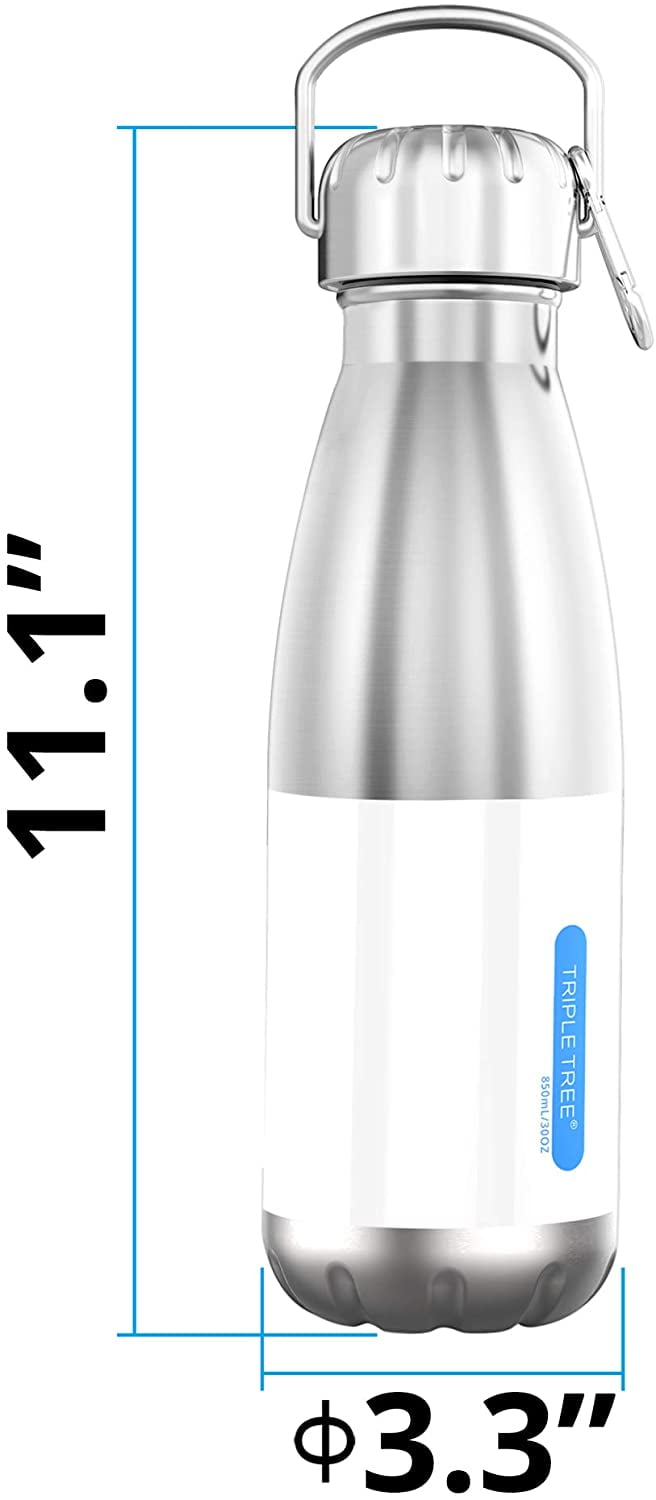 30 OZ Vacuum Insulated Stainless Steel Water Bottle Scratch Resistance Eco Frien