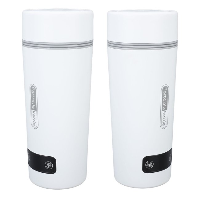 Hervidor Eléctrico De Viaje De 350 Ml, Taza Calefactora De Acero Inoxidable Con 4 Configuraciones De Temperatura, Diseño A Prueba De Fugas,