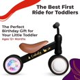 thumbnail image 4 of Bicicleta de equilibrio para bebés Cubuly, 12-36 meses, ruedas de colores, 4 of 9