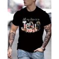 thumbnail image 1 of Men's Novelty 3D Printed Fashion T-Shirt - Casual 100% Cotton Crew Neck with Unique Graphic Design, Machine Washable Tee For Adult, Men, Women, Teen, Teenager, Adolescent, Youth, 1 of 4