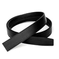 thumbnail image 3 of Catelles Men's Black Top-Grain Cowhide Belt, Ratchet Belt Strap, Gift Box Included, Business Casual Wear, 1.38in Width, 31in Waist, 3 of 13