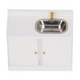 thumbnail image 5 of BIMZUC 1:12 Miniature Dollhouse Cabinet with Sink Realistic Exquisite Structure Smooth Surface Wooden Bathroom Furniture, 3.94 inches / 10 cm, 5 of 9